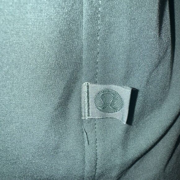 Lululemon Commission Shirt Teal Green Long Sleeve Button Up Stretch Men Large - Picture 4 of 12